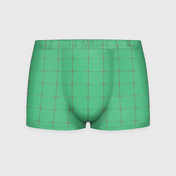 Трусы-боксеры мужские Color green stripes, цвет: 3D-принт