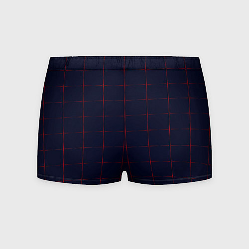 Мужские трусы Color dark blue red crosses / 3D-принт – фото 2