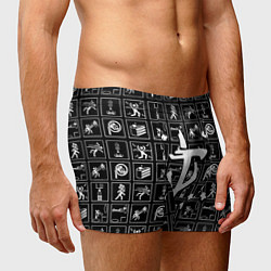 Трусы-боксеры мужские Doom x portal, цвет: 3D-принт — фото 2