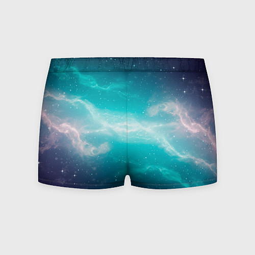 Мужские трусы Галактическое сияние небес / 3D-принт – фото 2