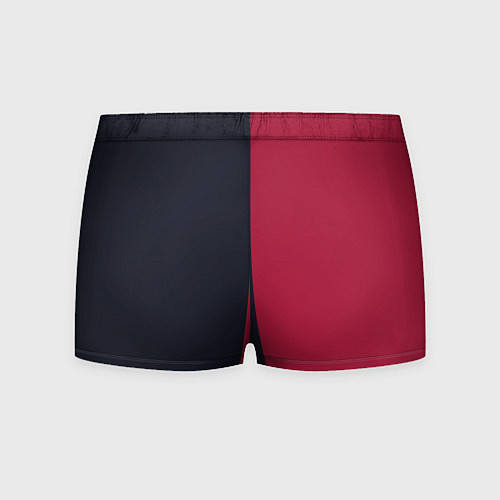 Мужские трусы Солнце красно-синее / 3D-принт – фото 2