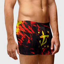 Трусы-боксеры мужские Doom огненные искры, цвет: 3D-принт — фото 2
