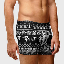 Трусы-боксеры мужские Doom x elders scrolls pattern, цвет: 3D-принт — фото 2
