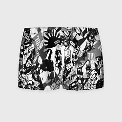 Мужские трусы Monster energy black sticker