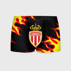 Трусы-боксеры мужские Монако огненный фон текстура, цвет: 3D-принт