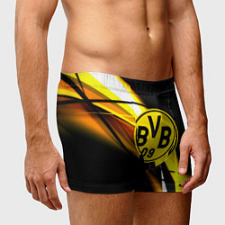 Трусы-боксеры мужские Borussia спортивная геометрия, цвет: 3D-принт — фото 2