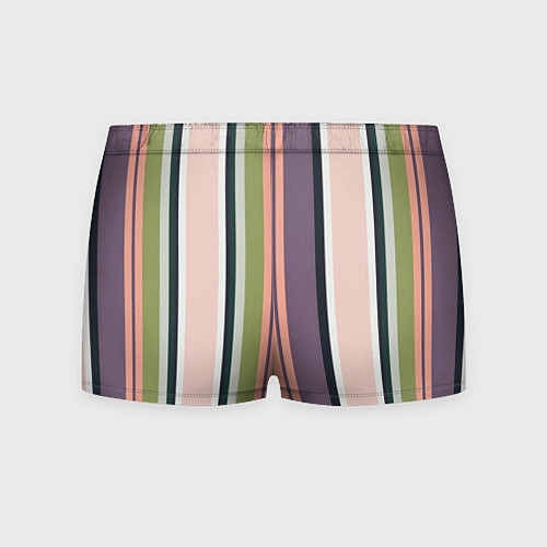 Мужские трусы Полосатый пиджак с оранжевым жилетом / 3D-принт – фото 2