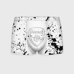 Трусы-боксеры мужские Arsenal брызги красок, цвет: 3D-принт