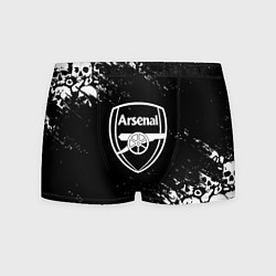 Трусы-боксеры мужские Арсенал черепа краски, цвет: 3D-принт