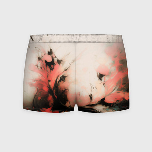 Мужские трусы Розовый взрыв абстракция / 3D-принт – фото 2