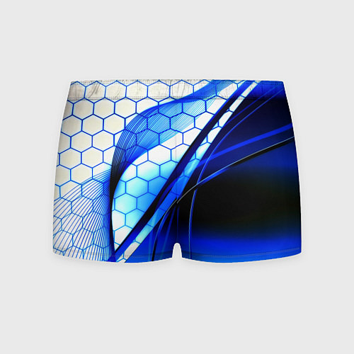Мужские трусы Лестер сити броня соты / 3D-принт – фото 2