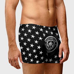 Трусы-боксеры мужские Манчестер сити звезды, цвет: 3D-принт — фото 2