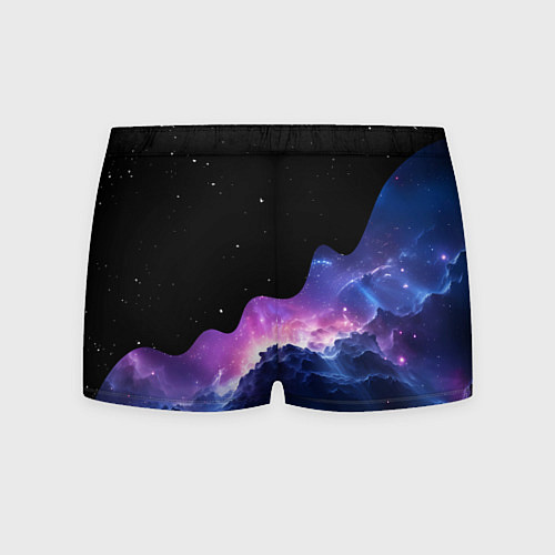 Мужские трусы Потеки космической краски / 3D-принт – фото 2