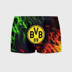 Трусы-боксеры мужские Borussia flame toxic, цвет: 3D-принт