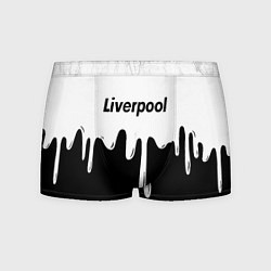 Трусы-боксеры мужские Liverpool жидкие краски всплеск, цвет: 3D-принт