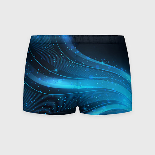 Мужские трусы Абстракция волнистых линий / 3D-принт – фото 2