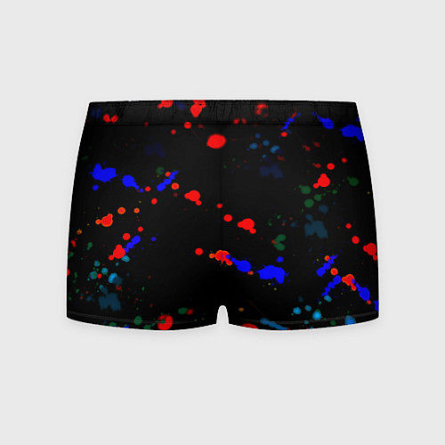 Мужские трусы Arsenal неоновые брызги красок / 3D-принт – фото 2
