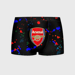 Мужские трусы Arsenal неоновые брызги красок