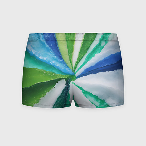 Мужские трусы Радуга цветов мальдивских островов / 3D-принт – фото 2