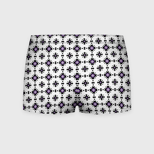 Мужские трусы Абстрактный геометрический орнамент / 3D-принт – фото 2