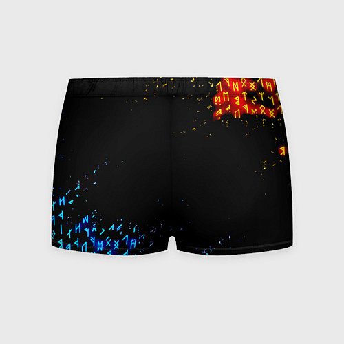 Мужские трусы AEK огненные символы / 3D-принт – фото 2