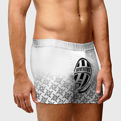 Трусы-боксеры мужские Ювентус паттерн ниндзя, цвет: 3D-принт — фото 2