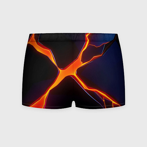 Мужские трусы Orange rift / 3D-принт – фото 2