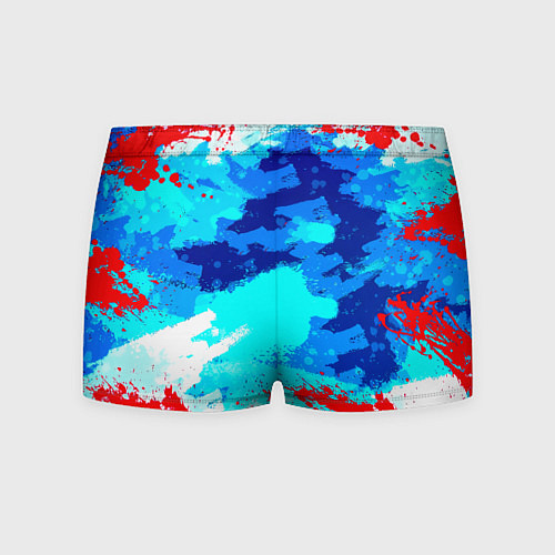 Мужские трусы Ювентус абстрактные краски / 3D-принт – фото 2