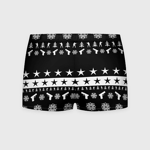 Мужские трусы Juventus cs go winter / 3D-принт – фото 2