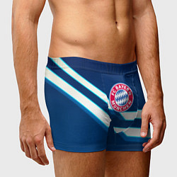 Трусы-боксеры мужские Бавария Мюнхен геометрия, цвет: 3D-принт — фото 2