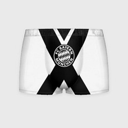 Трусы-боксеры мужские Бавария Мюнхен полосы, цвет: 3D-принт