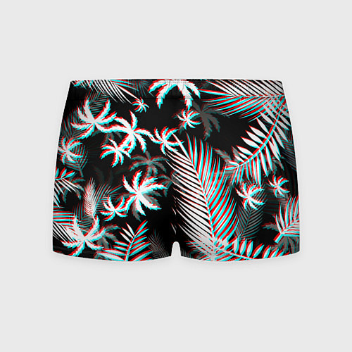 Мужские трусы Манчестер Юнайтед тропики глитч / 3D-принт – фото 2