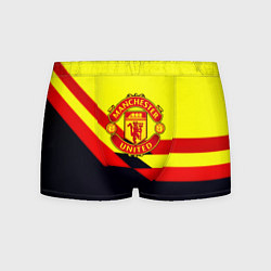 Трусы-боксеры мужские Манчестер Юнайтед геометрия спорт, цвет: 3D-принт