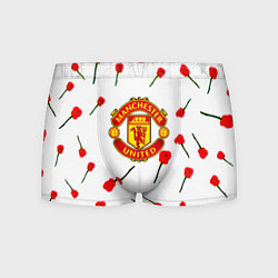 Мужские трусы Манчестер Юнайтед розы паттерн