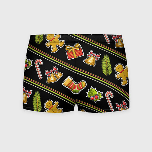 Мужские трусы Рождественский дух / 3D-принт – фото 2