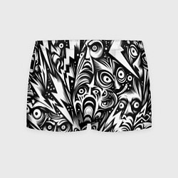 Мужские трусы Lightnings and faces - ai art fantasy