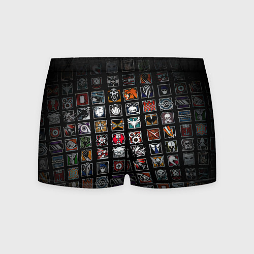 Мужские трусы Juventus ачивки паттерн / 3D-принт – фото 2