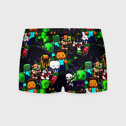 Мужские трусы Minecraft x barcelona fc / 3D-принт – фото 2