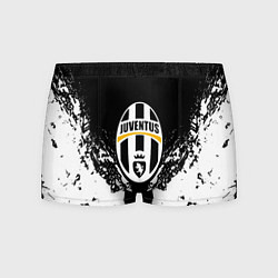 Трусы-боксеры мужские Ювентус краски всплеск текстура, цвет: 3D-принт