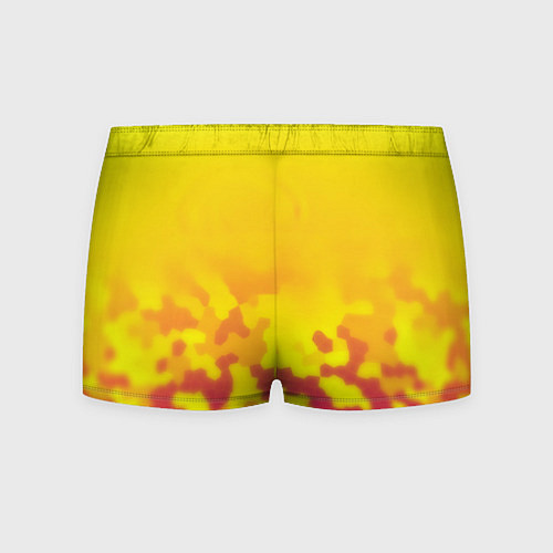 Мужские трусы Borussia камуфляж желтый текстура / 3D-принт – фото 2