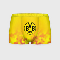 Мужские трусы Borussia камуфляж желтый текстура