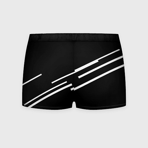 Мужские трусы Реал Мадрид полосы текстура линии / 3D-принт – фото 2