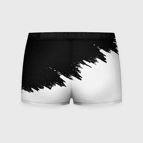 Мужские трусы Реал Мадрид краски белые штрихи / 3D-принт – фото 2