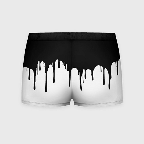 Мужские трусы Реал Мадрид жидкие краски текстура / 3D-принт – фото 2