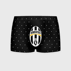 Трусы-боксеры мужские Juventus точки текстура, цвет: 3D-принт