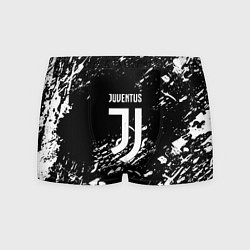 Мужские трусы Juventus белые штрихи красок