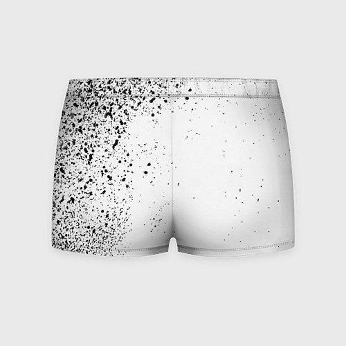 Мужские трусы Реал Мадрид черно белые краски / 3D-принт – фото 2