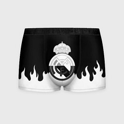 Мужские трусы Реал Мадрид огонь белый