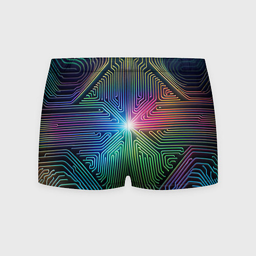 Мужские трусы Линейная графика / 3D-принт – фото 2