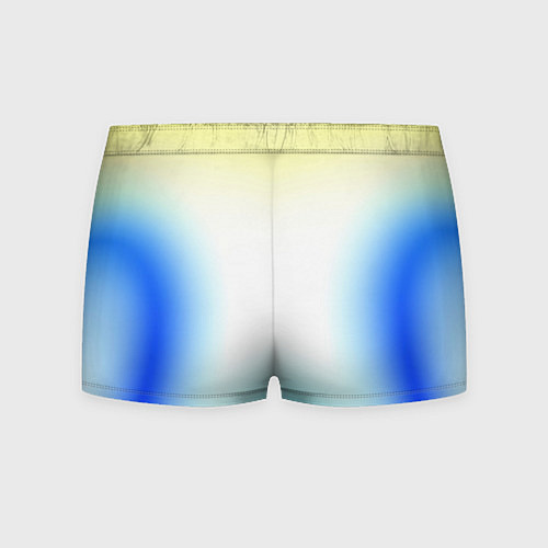 Мужские трусы Color yellow blue white / 3D-принт – фото 2